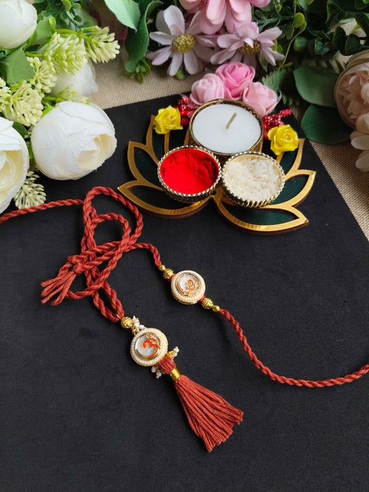 Premium Handmade Designer Rakhi Collection – Traditional Indian Rakhi for Brother | Elegant Festive Rakhi Gift