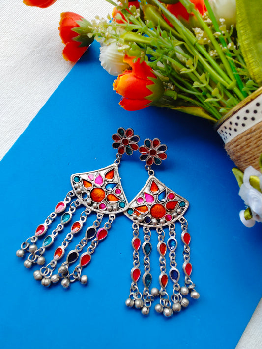 Oxidised Earing #4