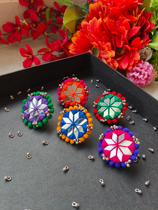 Single Colored Mirror Ring