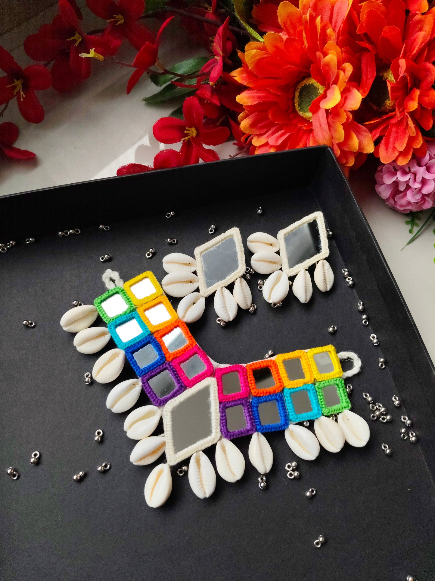 Rainbow Necklace Set