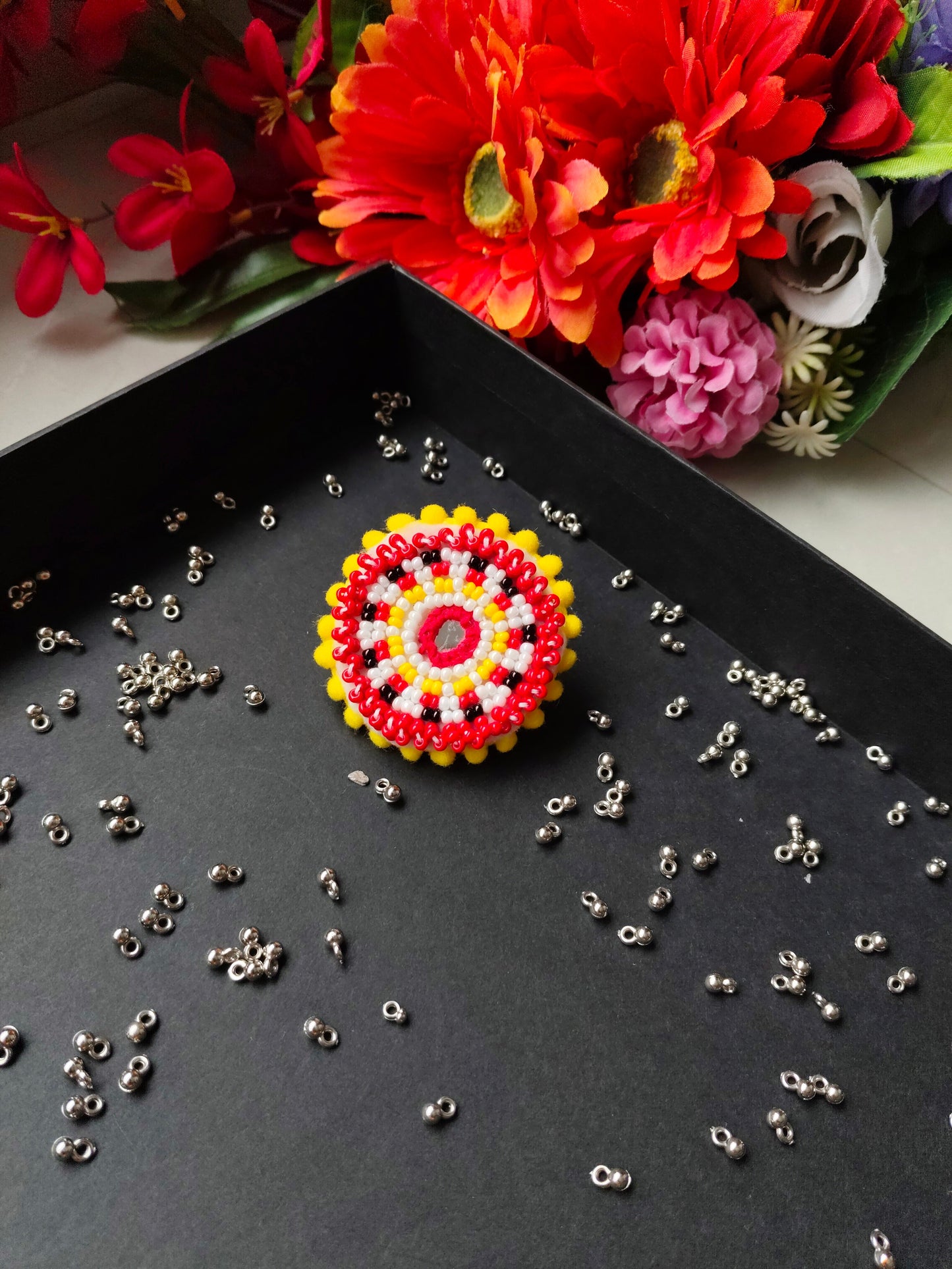Beads ring #12