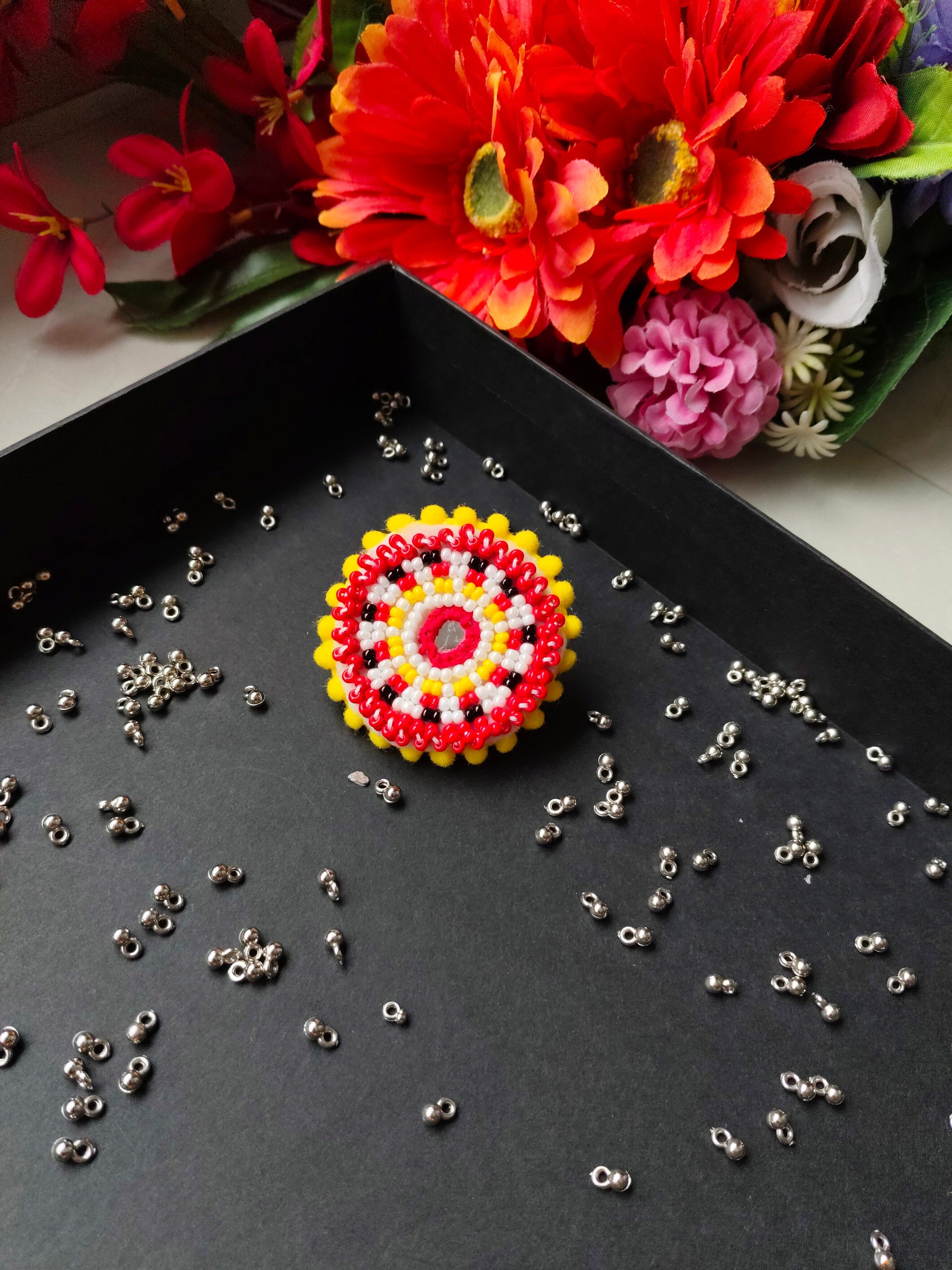 Beads ring #12