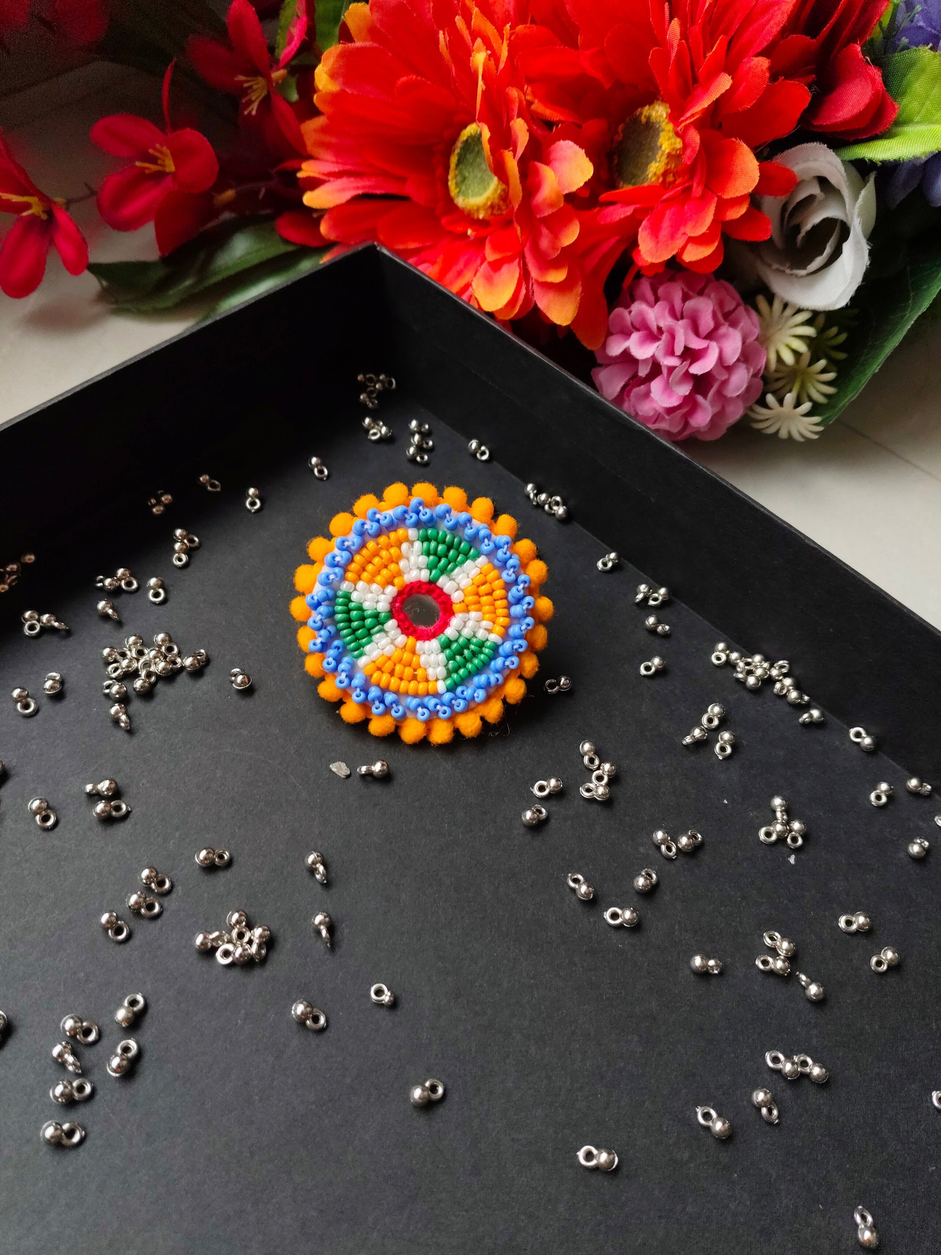 Beads ring #9