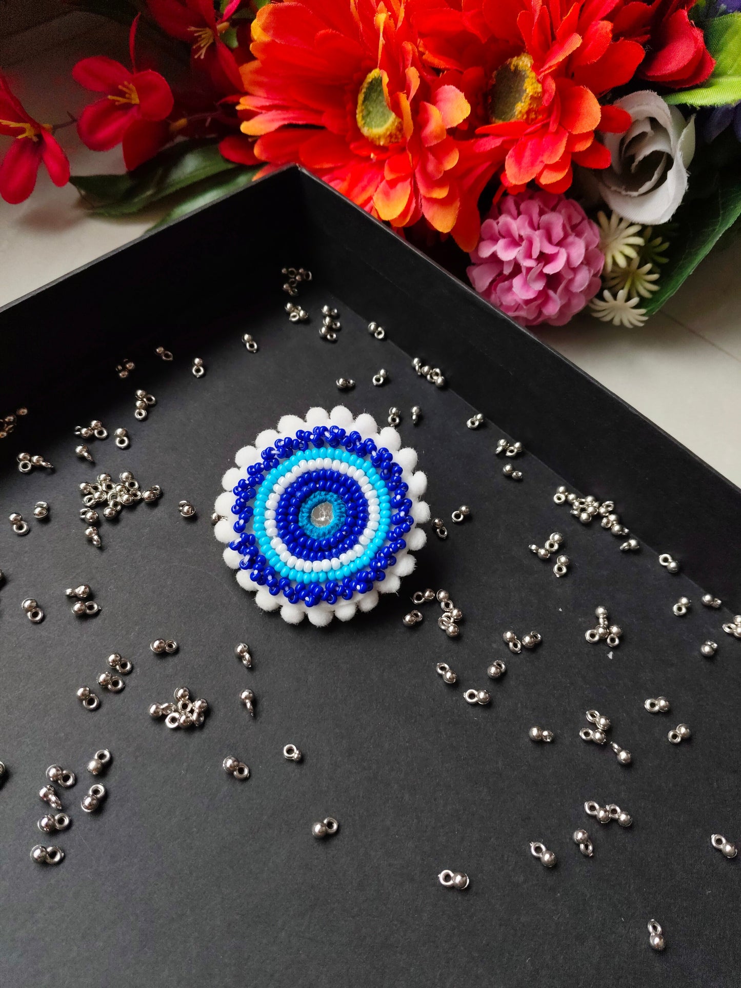 Beads ring #6