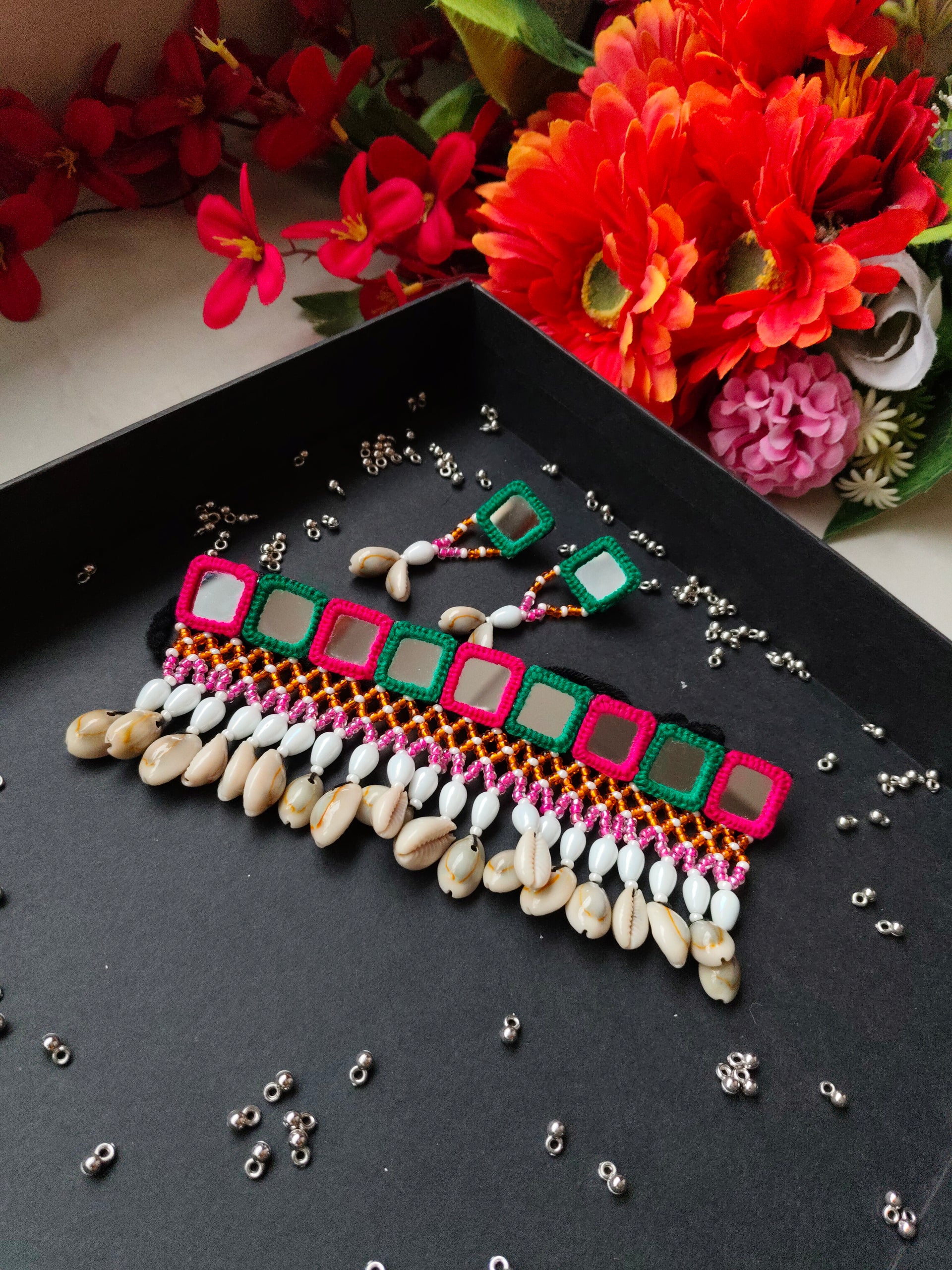 Boho Mirror Choker Set #2
