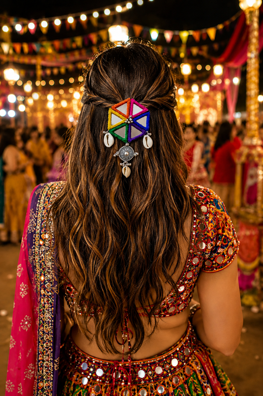 Navratri Hairbroch | Navratri Hair Accessories| Garba Hair Accessories